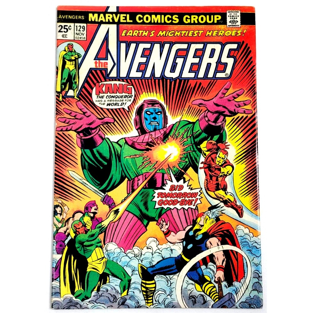 THE AVENGERS‎ #129 (1974) / VF- / MARVEL / KANG